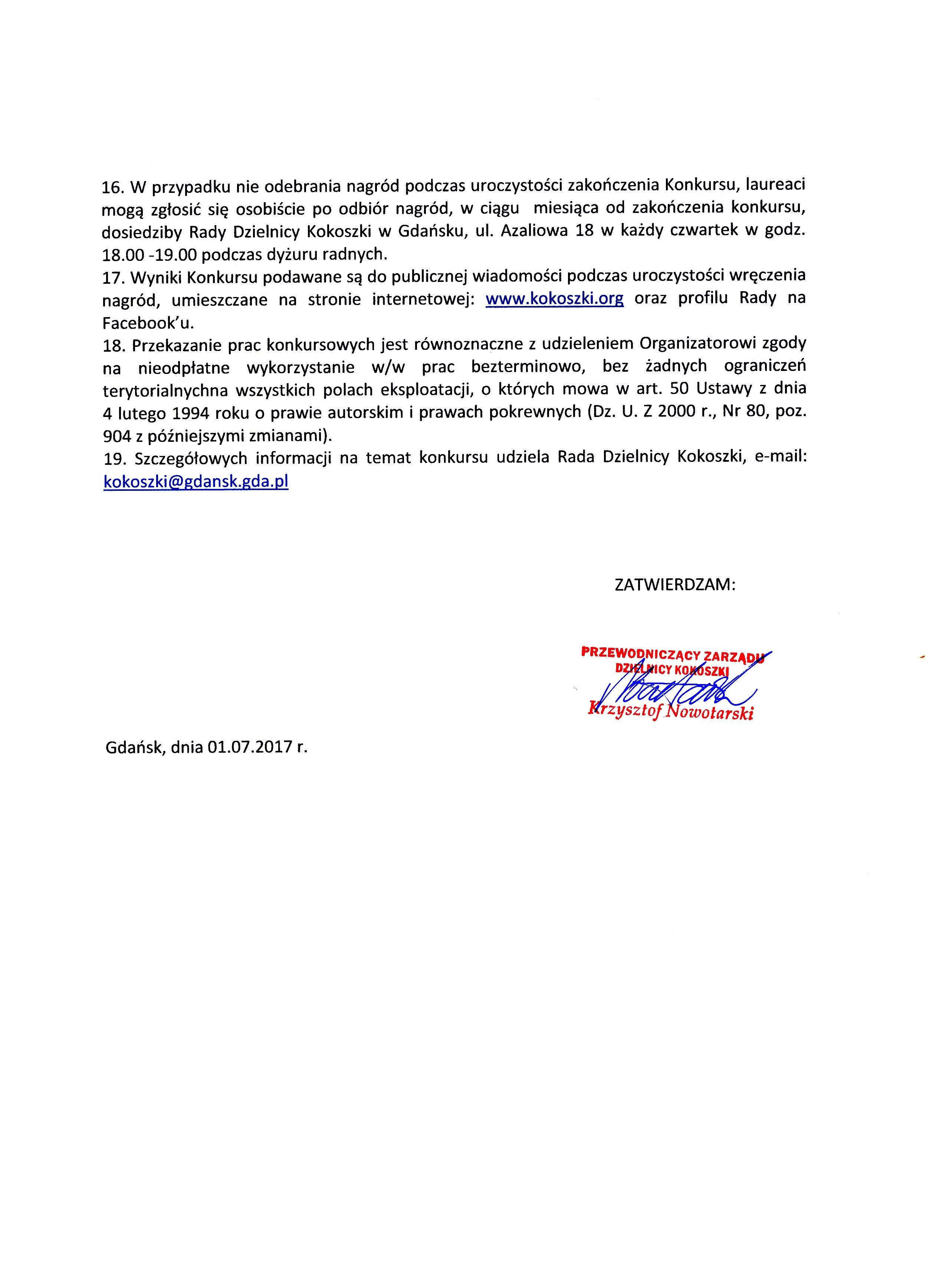 Regulamin konkursu Kokoszki w fotografii 2